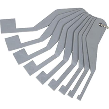 Tool Time 9 Piece Truck Brake Lining Gauge Set TO1826512