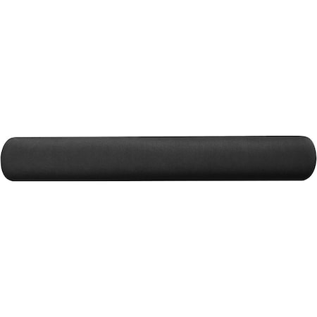 Compucessory Gel Keyboard Wrist Rest Pads - 19" Height x 2.87" Width x 0.75" Depth - Black - 1 Each 23717
