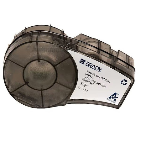 Brady Green All Weather Vinyl Labels for Brady M210 and M211, 0.5in M21-500-595-GN