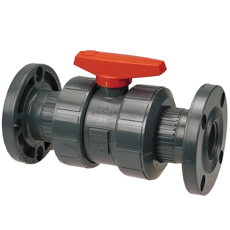 Nibco F45Tb-V 1 Flange True Union Ball Valve Fkm PVC Mod-D MA931AA