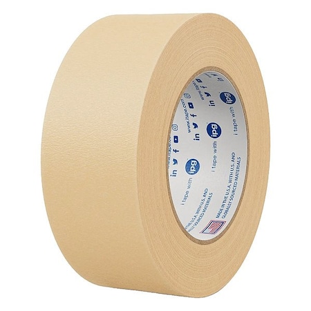 Zoro Select Masking Tape, Tan, 54 13/16 m L, PK4 397RR9