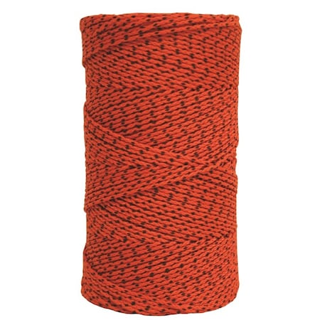 Kraft Tool Kraft Tool Super Tough Bonded Braided Nylon Line Orange and Black - 685' RO686