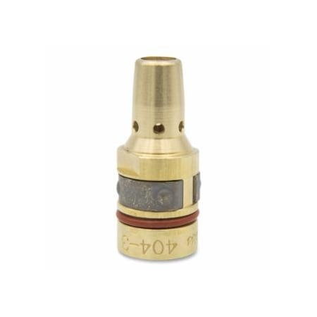 Bernard Tough Lock Retaining Head, Heavy-Duty, Brass, 25PK 360-404-3-25
