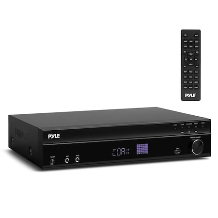 Pyle 5.2 Channel Bluetooth Home Theater Amplifier, 240 watts Peak Power, Microphone Input with Echo for PT875BT