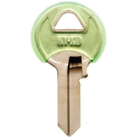Hy-Ko Key Blank, Brass, Nickel, For: Master Cabinet, House Locks and Padlocks 13005M1PDM