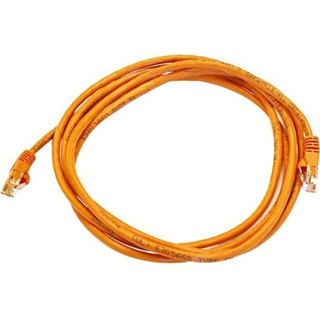Monoprice Patch Cord, Cat 6, Booted, Orange, 7.0 ft. 3414