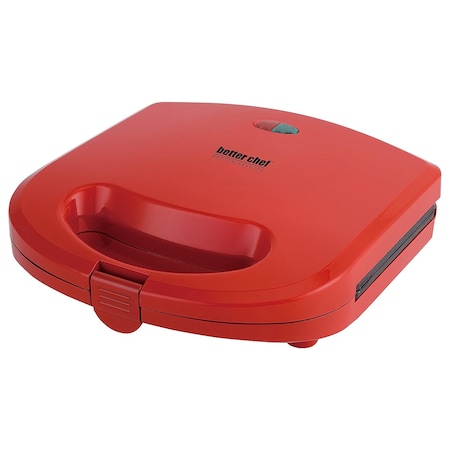 Better Chef Electric Nonstick Waffle Maker in Red IM-297R