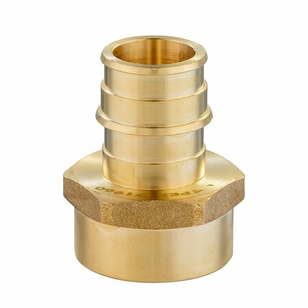 Thrifco Plumbing 1/2" x 1/2" Brass Adapter F1960 x FPT Lead Free - (PEX A) 7920072