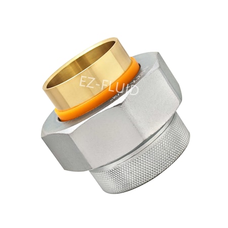 Ez-Fluid 1-1/2 FIP X 1-1/2 Sweat Dielectric Union EZDU112