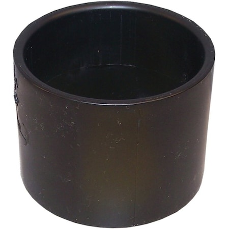 Canplas Repair Pipe Coupling, 3 in, Hub, ABS, Black, 40 Schedule 103003RBC