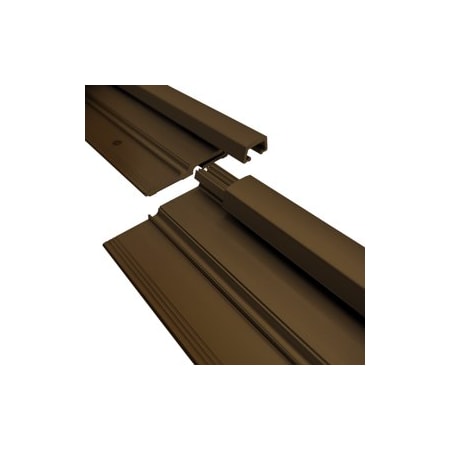 Pemko Mfg Co PemKonnect Modular Full Surface HD Geared Continuous Hinge, 2 Pieces - 83in, Dark Bronze Aluminum DFS83HD1-M