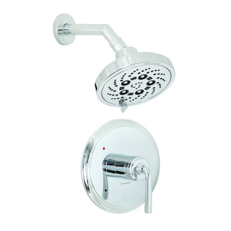 Speakman Duo Trim & Shower Combination, Less Valve, Matte Black, 1.75 GPM SLV-4010-E175