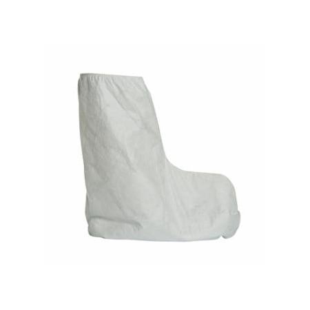 Dupont Tyvek 400 Shoe and Boot Cover, 18 in H, Boot, One Size Fits Most, White, 50PK 251-TY454S