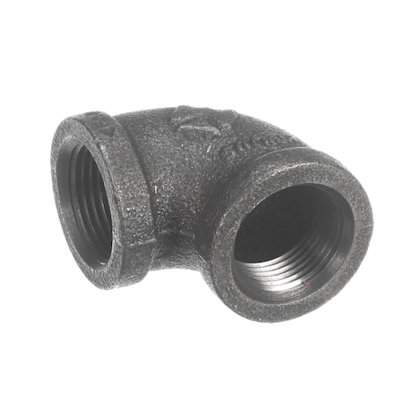 Crown Steam 90 DEG. BLACK MALLEABLE IRON STREET ELBO 9012-4P