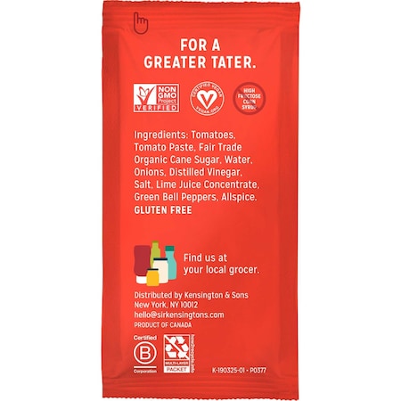 Sir Kensingtons 18 Gram Classic Ketchup Packet, 50 count, 50PK 67308983