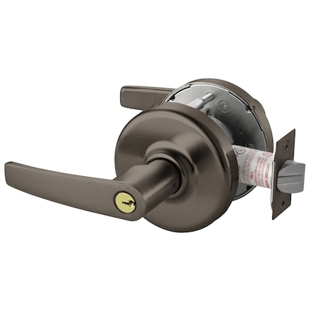 Corbin Russwin Grade 1 Storeroom/Closet Cylindrical Lock, Armstrong Lever, D Rose, Conventional Cylinder, Oil-Rubb CLX3357 AZD 613