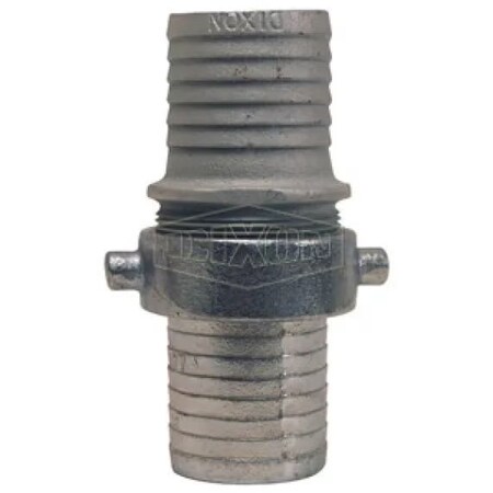 Dixon King Short Shank Suction Coupling with Plated Iron Nut, 1-1/2 in Nominal, NPSM End Style, Domestic S63