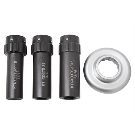 K-Tool International 4Pc Sae Ultimate Torq Socket Set STS4-4PC-SAE