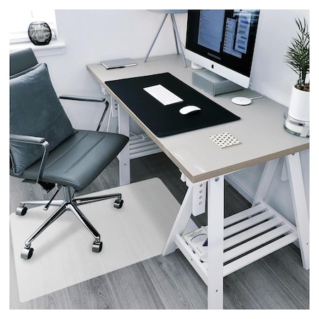 Back2Basics 29 x 46 in. Ecotex Polypropylene Rectangular Anti Slip Chair Mat for Hard Floors BA2578410