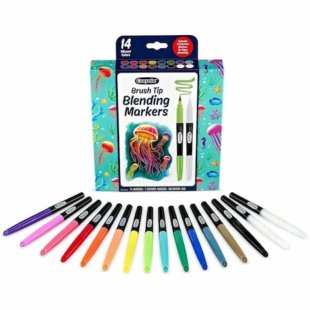 Crayola Blending Markers, 16-Piece Set 58-6754