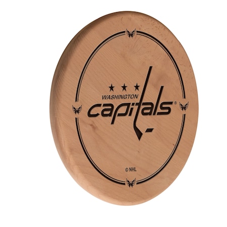 Holland Bar Stool Co Washington Capitals 13" Laser Engraved Solid Wood Sign WSgnLNatWshCap