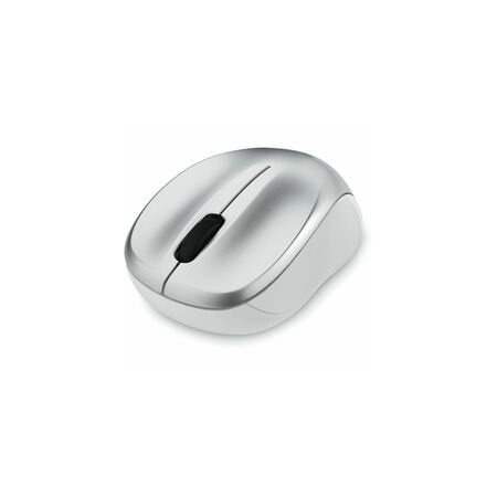 Verbatim Silent Wireless Blue LED Mouse - Silver - Blue LED/Optical - Wireless - Radio Frequency - Silver - 99777