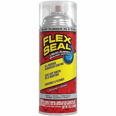 Flex Seal Leak Sealer 2 oz, Aerosol, Clear, Liquid FSCLRMINI