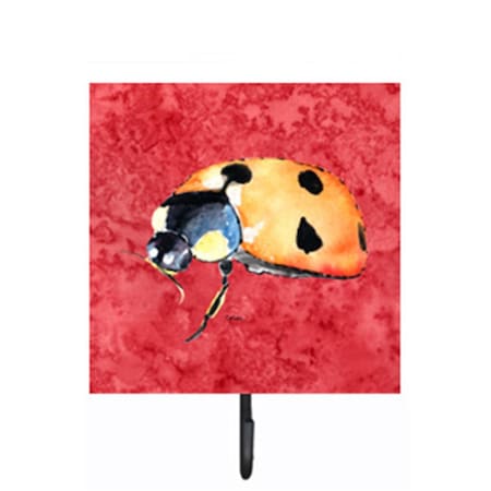 Carolines Treasures Lady Bug on Red Leash Or Key Holder 8869SH4