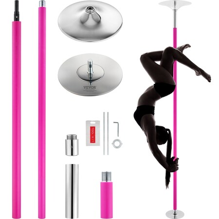 Vevor Professional Spinning Static Dancing Pole Portable Removable Fitness Kit HM-594