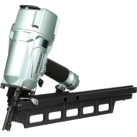 Metabo Hpt Pneumatic Strip Nailer With Depth Adjustment, 2 to 3-1/4 in Full Round Head, Plastic Strip Fastener NR83A5M