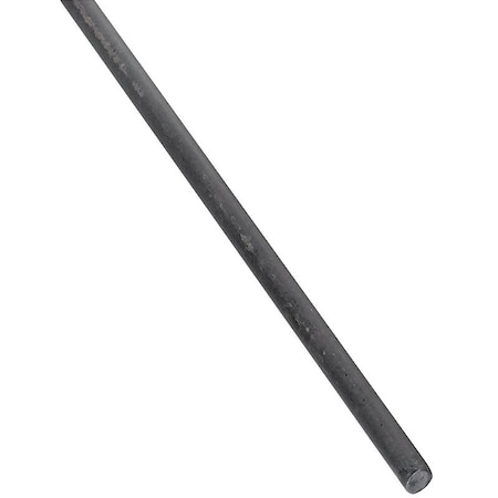Stanley 4055BC Series Rod, 3/8 in Dia, 72 in L, Steel, Plain N215-343
