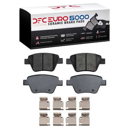Dfc 5000 Euro Ceramic Disc Brake Pad Set,  1600-1456-01