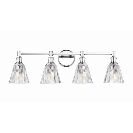 Z-Lite Auden Chrome 4 Light Vanity 7704-4V-CH