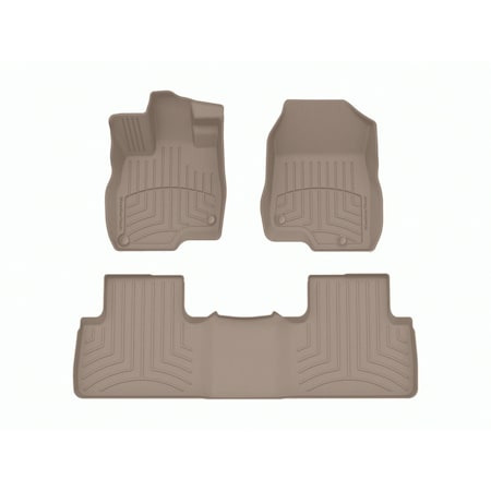 Weathertech Tan, Front and Rear FloorLiner HP 451469-1-2IM