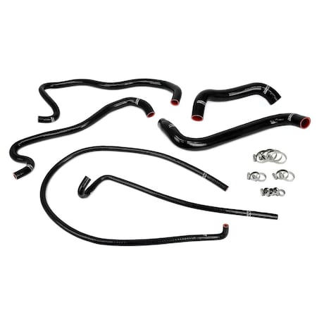 Hps Performance High Temp Reinforced Silicone Radiator Coolant Hose Kit, Black,  57-1861-BLK