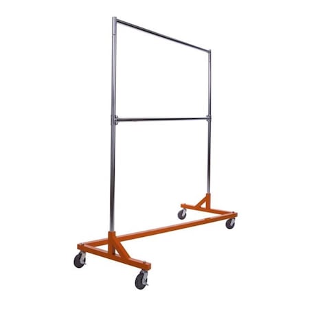 Luggage Loader Economy Z-Rack With Orange Base Includes Add - On Bar LU896164