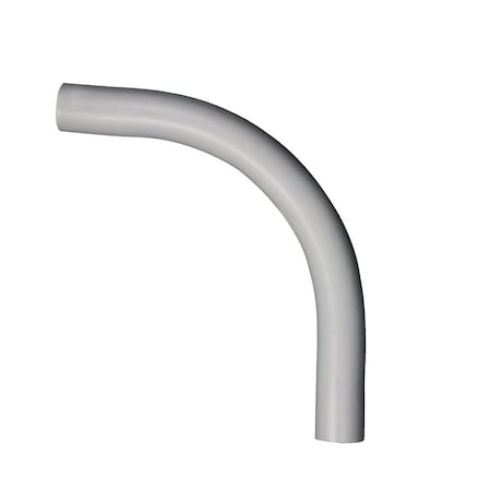 Cantex Conduit Fitting 90 Deg Elbow, 1 in, Glue, PVC, Electro Zinc Plated 5133825