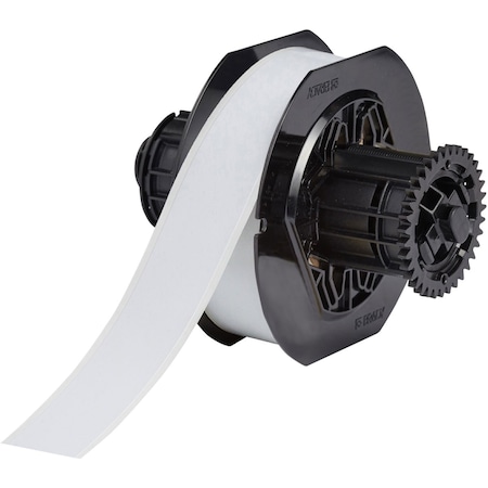 Brady Flame Retardant Polyimide Wire and Cable Labels 1 in W x 85 ft L White B33C-1000-472