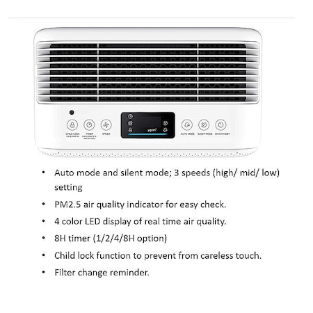 Zoro Select Portable Air Cleaner, 208 cfm, 307 sq ft 793K19