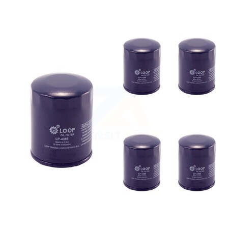 Loop Engine Oil Filter 5 Pack For Toyota Camry Corolla Highlander RAV4 Scion Solara xB Vibe KLO-100093
