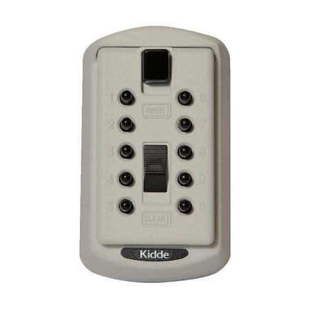 Kidde S6 KeySafe original 2-Key Slimline Lock Box, Clay 001371 S6