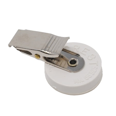 Crest Healthcare Handi-Clip, Adhesive Back, White 116164