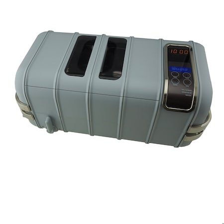 Isonic Ultrasonic Cleaner, 0.8Gal/3L, with a supersized 80W ultrasonic stack transducer, plastic basket P4831