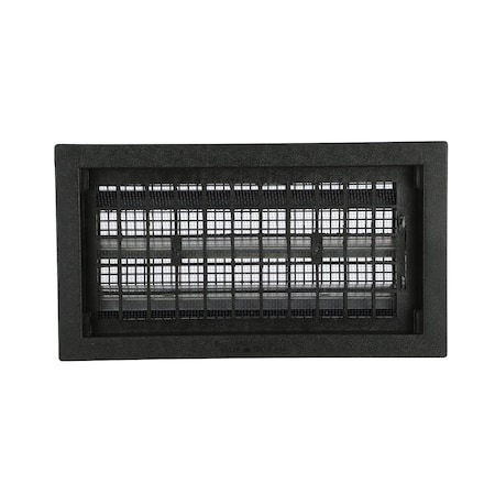 Air Vent 9.5 in. H X 17.5 in. W Black Plastic Automatic Foundation Vent RMBL