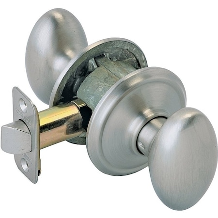 Schlage Siena Series Passage Door Knob, Satin Nickel F10V SIE619