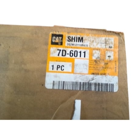 Caterpillar SHIM, CATERPILLAR OEM 7D6011 7D6011
