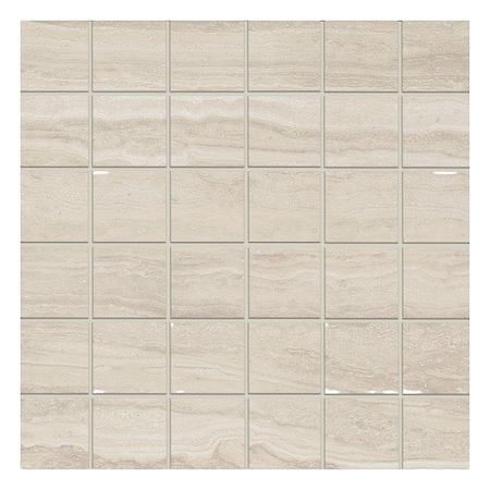 Crossville Travertine Sand, Travertine, 12 in. L WBT04.10202MOS