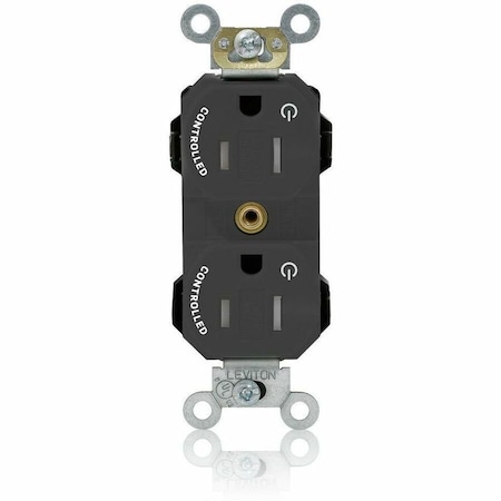 Leviton Straight Blade Receptacle, 5-15R, 15 A, 125V AC, Self-Grounded MT562-2SE
