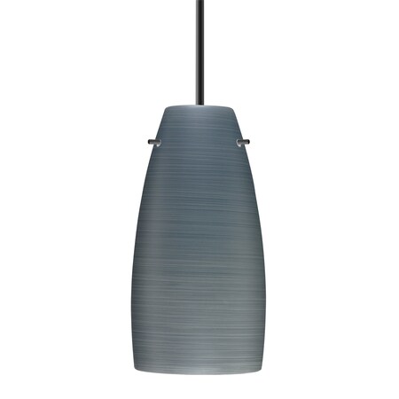 Besa Lighting Besa Tao 10 Pendant, Titan, Black Finish, 1x 9W LED 1JT-1512TN-LED-BK