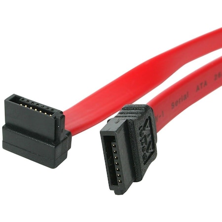 Startech.Com 18in SATA to Right Angle SATA Cable SATA18RA1